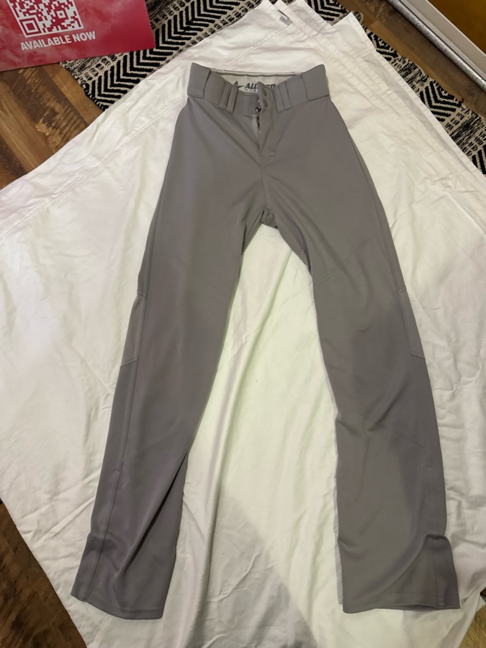 Men's Baseball Pants - Gray